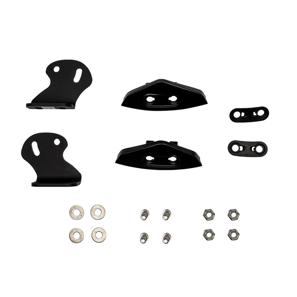 Rigid Industries RIGID Adapt Hardware Kit Including Brackets; End Caps; and Bushings Single 21042