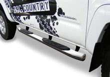 Load image into Gallery viewer, Big Country Truck Accessories 39426966 - 4 + 15 Degree Side Bars With Mounting Bracket Kit - Polished Stainless Steel