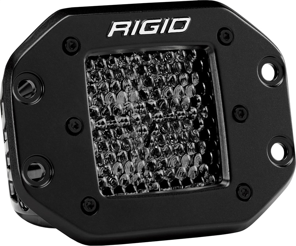 Rigid Industries D-SERIES PRO SPOT DIFFUSED MIDNIGHT FLUSH MOUNT PAIR 212513BLK