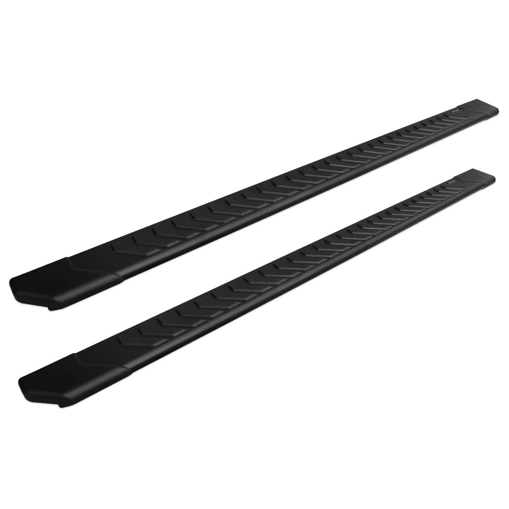 Raptor Series Raptor Series 5 in Full Tread Slide Track Running Boards Black Textured Aluminum 2202-0602BT