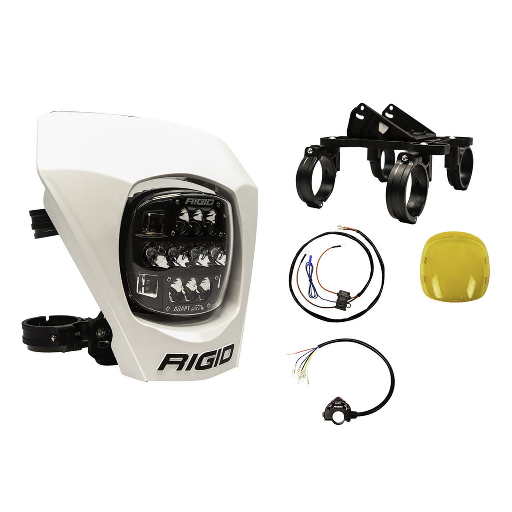 Rigid Industries RIGID Adapt XE Extreme Enduro Complete Ready To Ride LED Moto Kit; White 300417