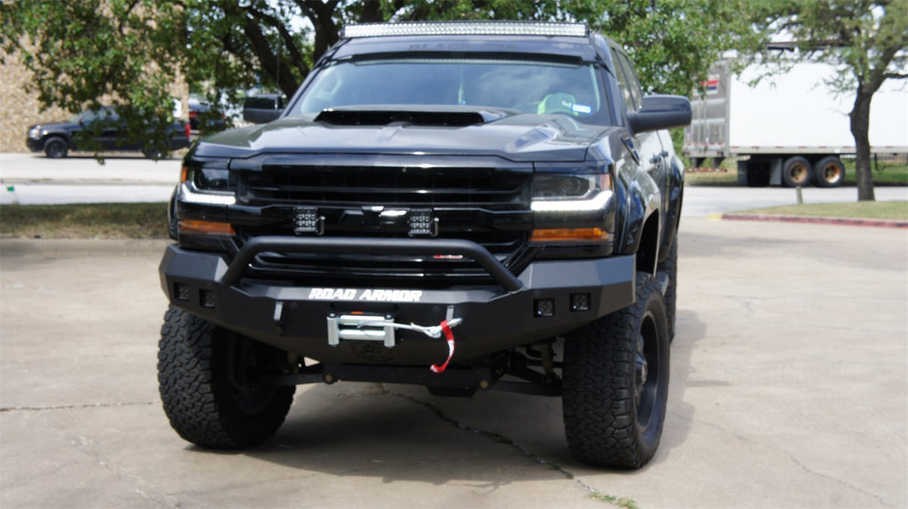 Road Armor Stealth Winch Front Bumper 316R4B