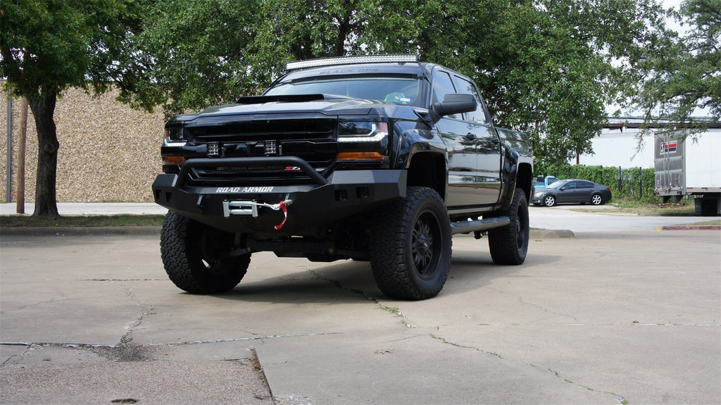 Road Armor Stealth Winch Front Bumper 316R4B