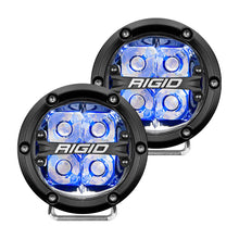Load image into Gallery viewer, Rigid Industries 360-SERIES 4 INCH LED OFF-ROAD SPOT BEAM BLU BACKLIGHTPAIR 36115