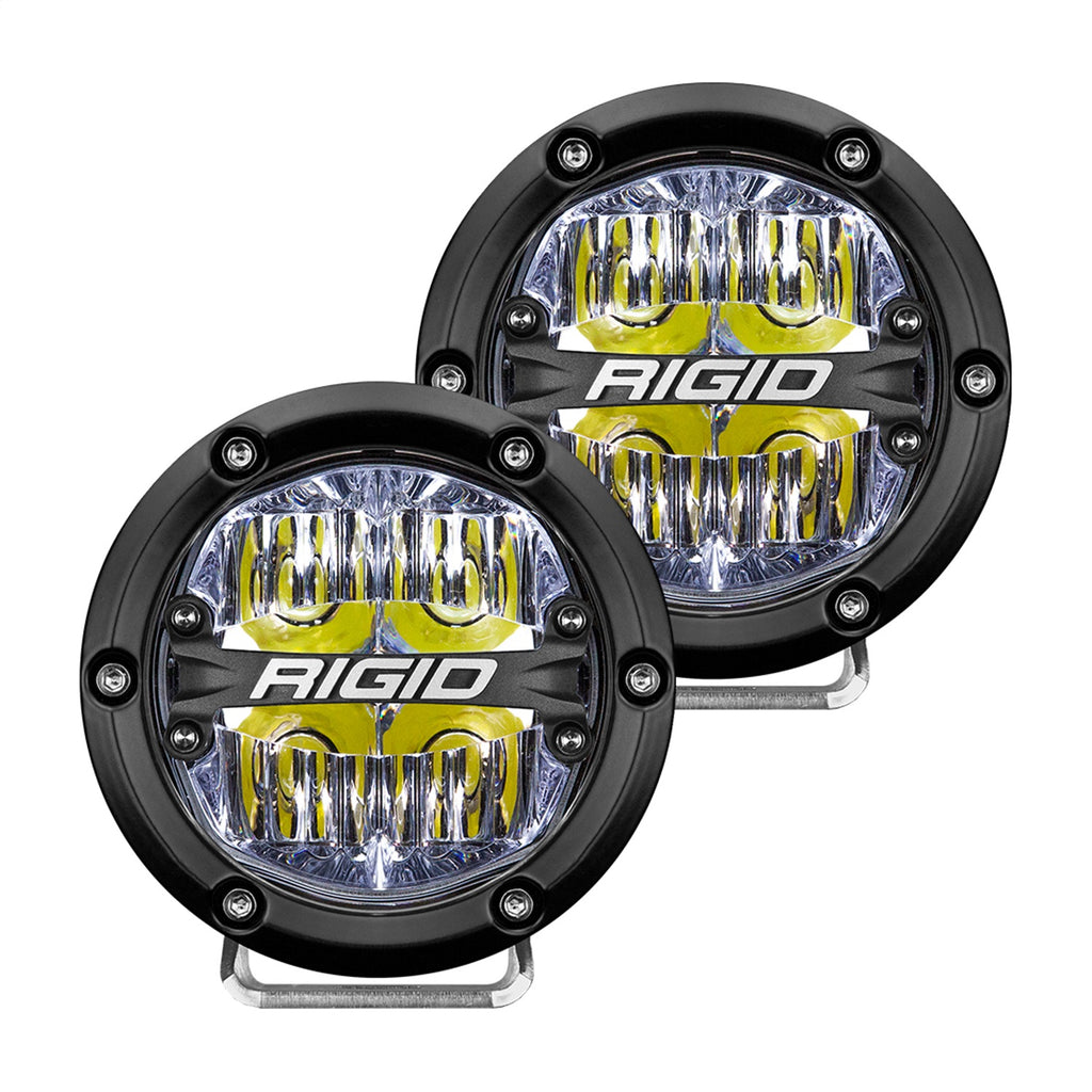 Rigid Industries 360-SERIES 4 INCH LEDOFF-ROAD DRIVE BEAM WHITE BACKLIGHT PAIR 36117