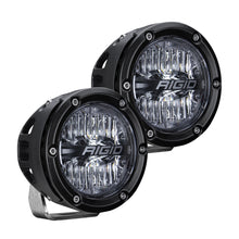 Load image into Gallery viewer, Rigid Industries 360-SERIES 4 INCH LED OFF-ROAD DRIVE BEAM AMBER BACKLIGHT PAIR 36118