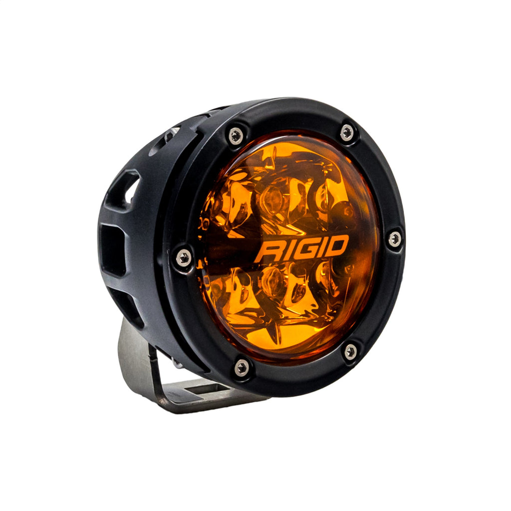 Rigid Industries 360-Series 4 Inch Spot with Amber PRO Lens Pair 36123