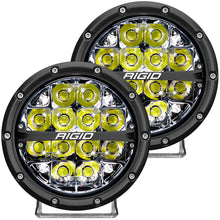 Load image into Gallery viewer, Rigid Industries 360-SERIES 6 INCH LED OFF-ROAD SPOT BEAM WHT BACKLIGHTPAIR 36200