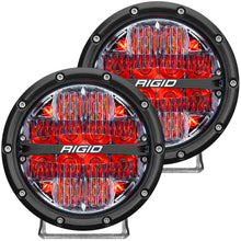 Load image into Gallery viewer, Rigid Industries 360-SERIES 6 INCH LED OFF-ROAD DRIVE BEAM RED BACKLIGHT PAIR 36205