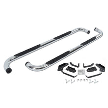 Load image into Gallery viewer, Big Country Truck Accessories 370204 - 3 Round Classic Side Bars With Mounting Bracket Kit - Polished Stainless Steel