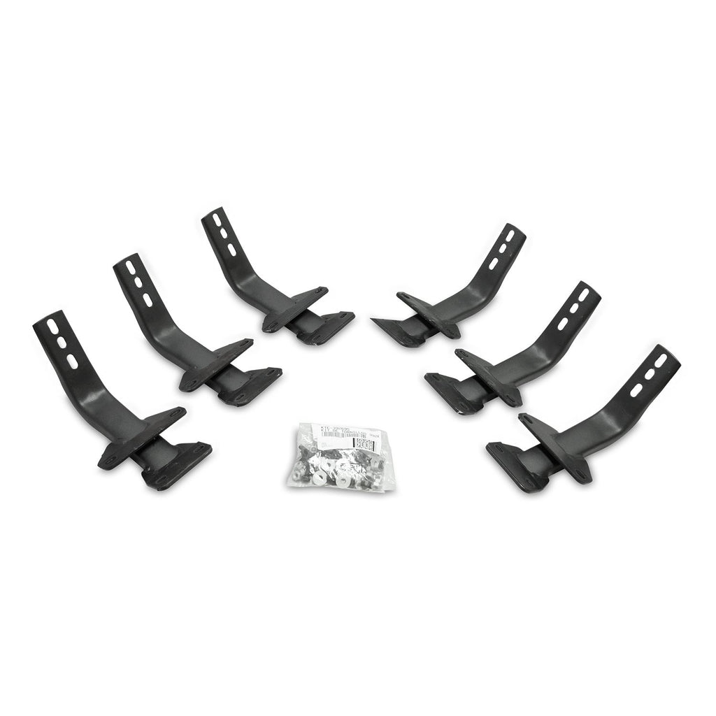 Big Country Truck Accessories 105269806 - 5 Fusion Series Side Bars With Mounting Bracket Kit - Polished Stainless Steel