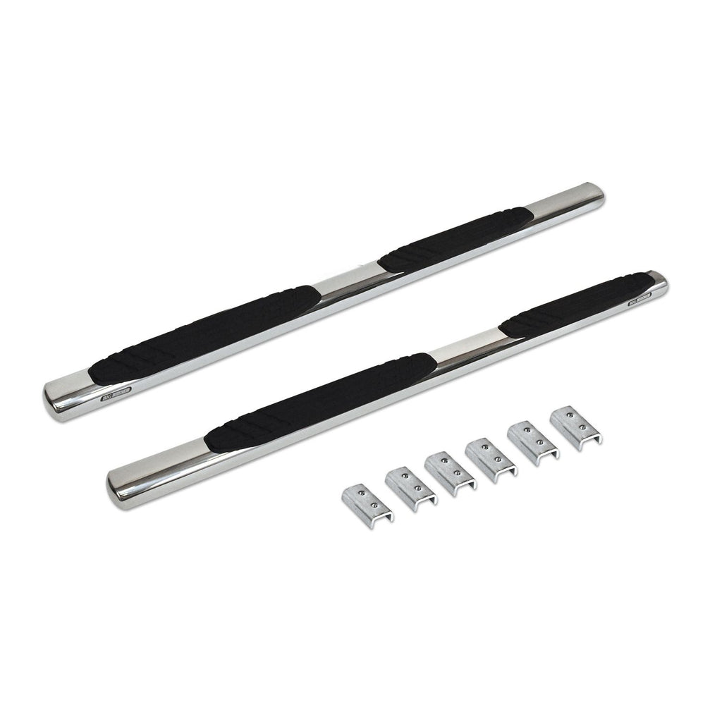 Big Country Truck Accessories 394256806 - 4 WIDESIDER Platinum Side Bars With Mounting Bracket Kit - Polished Stainless Steel