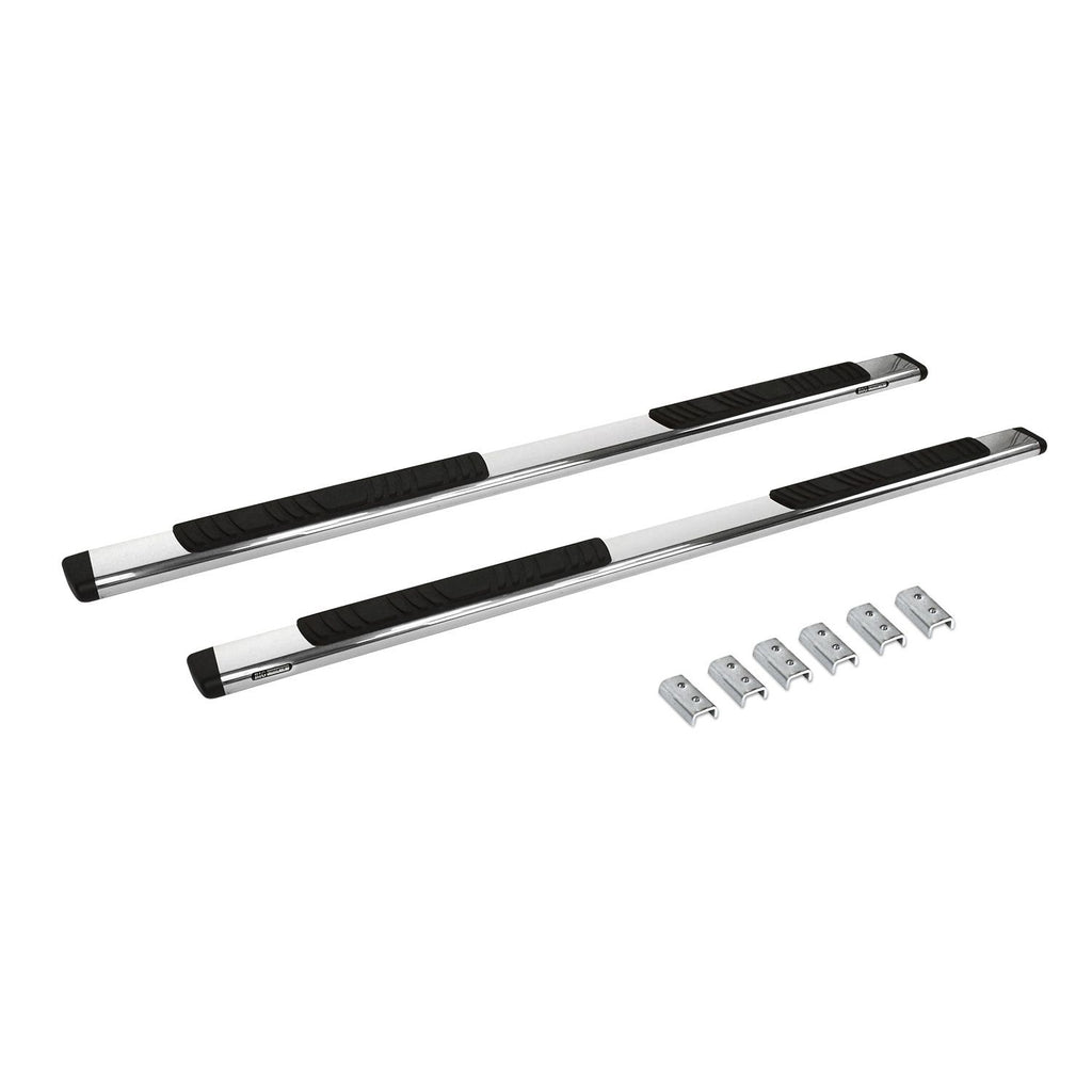 Big Country Truck Accessories 395203876 - 5 WIDESIDER Platinum Side Bars With Mounting Bracket Kit - Polished Stainless Steel