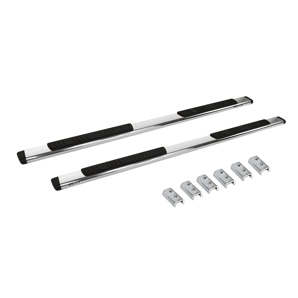 Big Country Truck Accessories 395224876 - 5 WIDESIDER Platinum Side Bars With Mounting Bracket Kit - Polished Stainless Steel