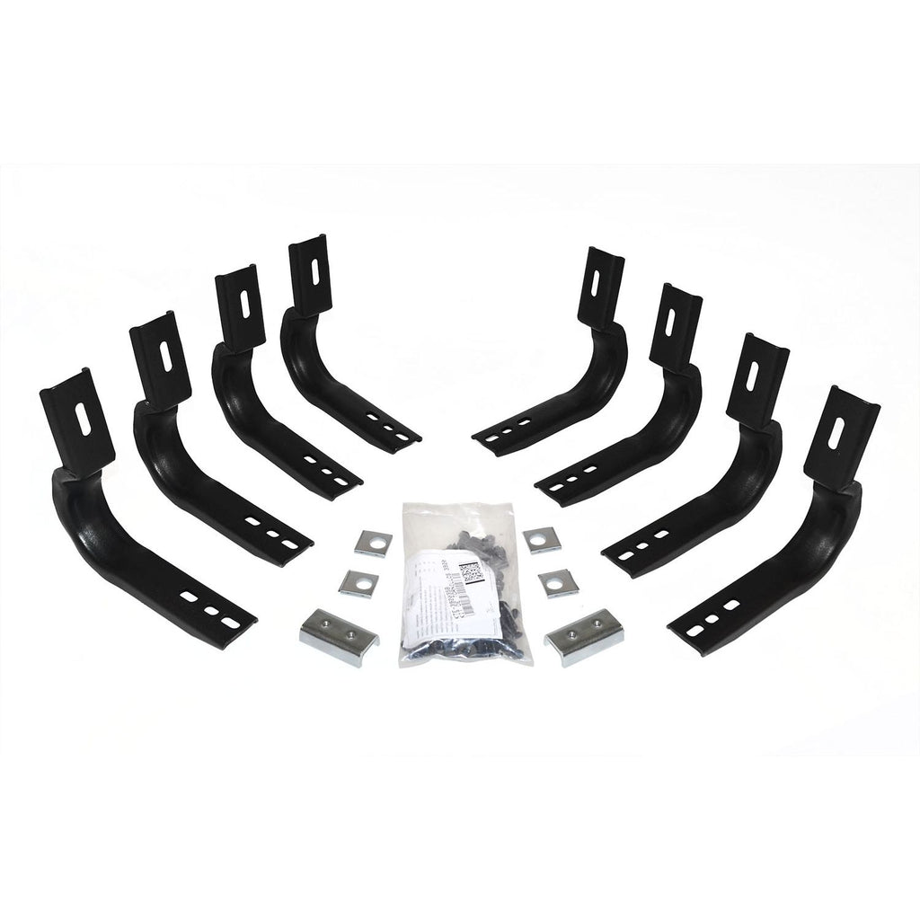 Big Country Truck Accessories 396025 - WIDESIDER Wheel to Wheel Side Bars - BRACKET KIT ONLY - Textured Black