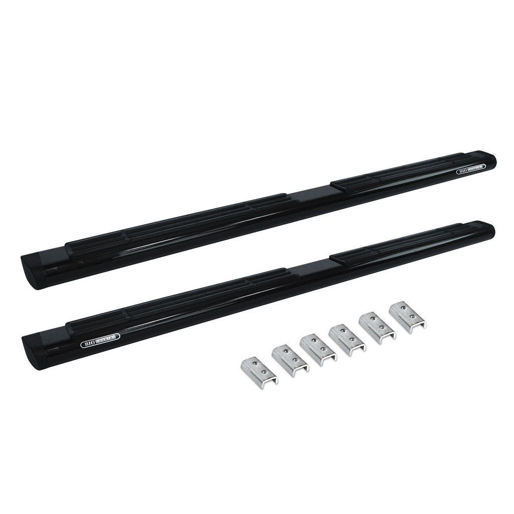 Big Country Truck Accessories 396224809 - 5 WIDESIDER XL Composite Side Steps With Mounting Brackets - Black Powdercoat