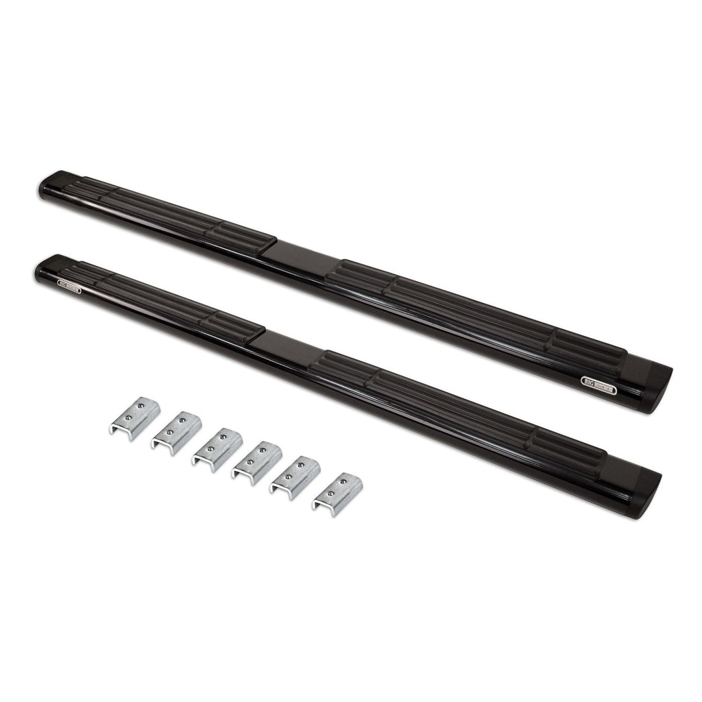 Big Country Truck Accessories 396809 - 4 WIDESIDER Side Bars - BARS ONLY - Black Powdercoat