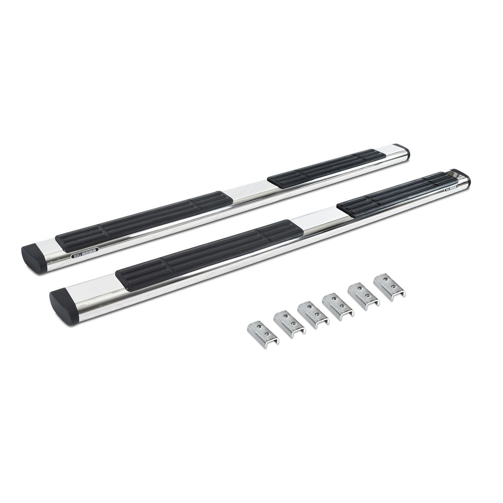 Big Country Truck Accessories 396876 - 6 WIDESIDER Platinum Side Bars - BARS ONLY - Polished Stainless Steel