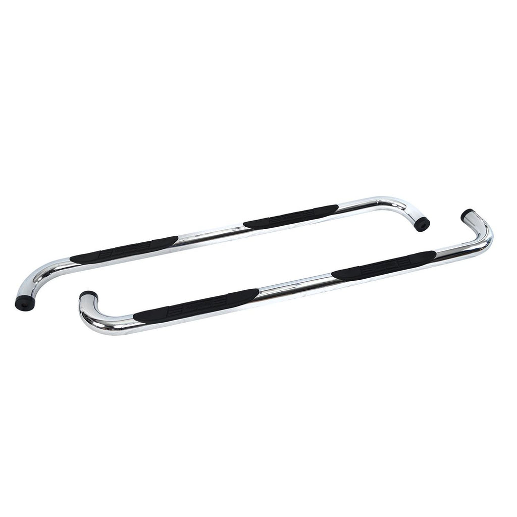 Big Country Truck Accessories 370364 - 3 Round Classic Side Bars With Mounting Bracket Kit - Polished Stainless Steel