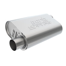 Load image into Gallery viewer, CrateMuffler Muffler Chevrolet Small Block 350/ 383/ 406 CID V8 High Output 3in Offset Inlet/ 3in Offset Outlet S-Type