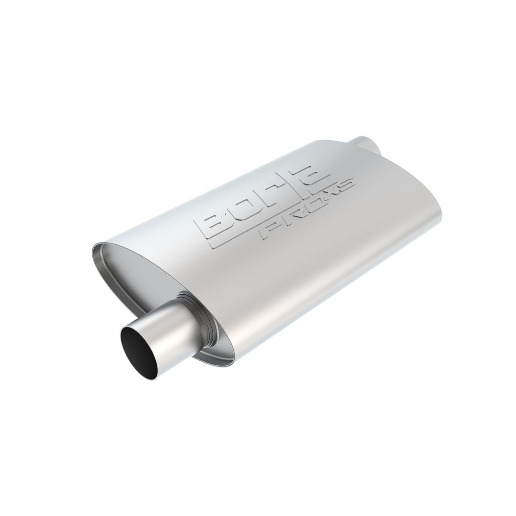 ProXS Muffler 2.25in Offset Inlet/ 2.25in Offset 4in x 9.5in Oval x 14in Long Body