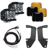 Rigid Industries RIGID 2014-2020 Toyota Tundra A-Pillar Light Kit; Includes D-SS Flood 46705