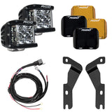 Rigid Industries RIGID 2016-2020 Toyota Tacoma A-Pillar Light Kit; Includes D-SS Flood 46707