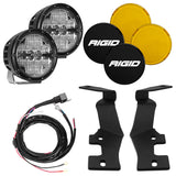 Rigid Industries RIGID 2019+Dodge RAM 2500/3500 A-Pillar 6in. 360-Series LED Light Kit 46720