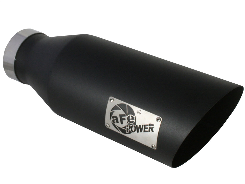 Advanced FLOW Engineering MACH Force-Xp 409 Stainless Steel Clamp-on Exhaust Tip Black 49-92023-B