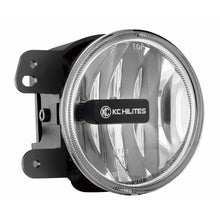 Load image into Gallery viewer, KC Hilites 4 in Gravity LED G4 - 2-Light System - SAE/ECE - 10W Fog Beam - for 07-09 Jeep JK