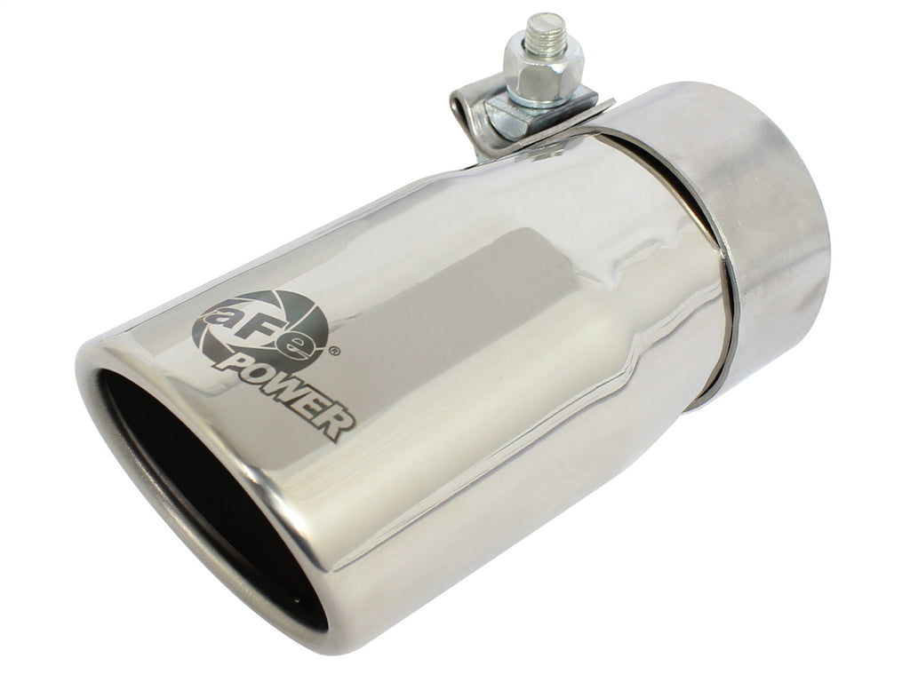 Advanced FLOW Engineering MACH Force-Xp 304 Stainless Steel Clamp-on Exhaust Tip Polished 49T25304-P06