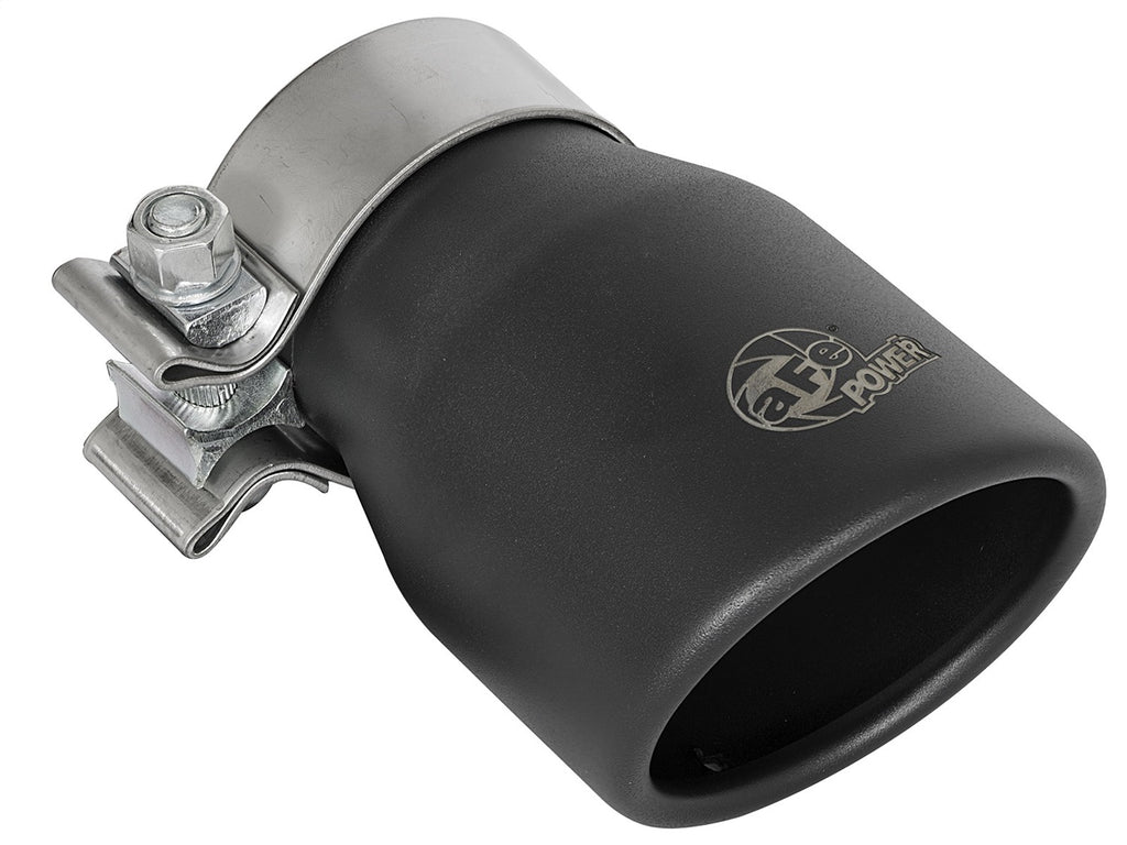 Advanced FLOW Engineering MACH Force-Xp 409 Stainless Steel Clamp-on Exhaust Tip Black 49T25354-B06