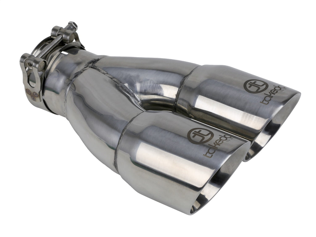 Advanced FLOW Engineering Takeda 304 Stainless Steel Clamp-on Exhaust Tip Polished 49T25364-P10