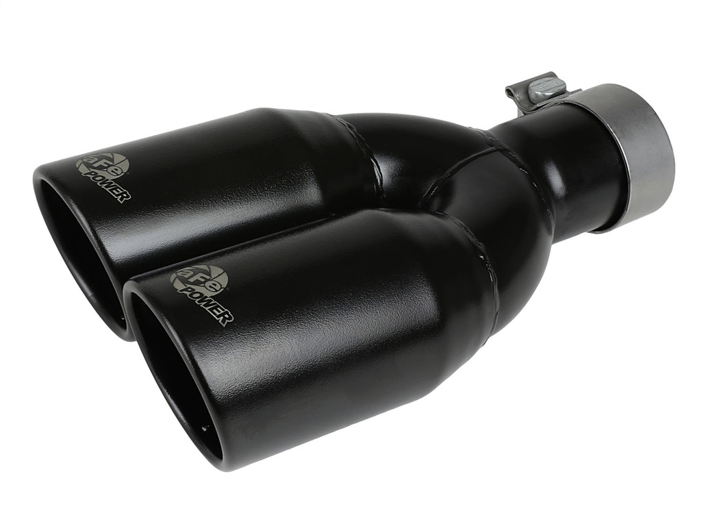 Advanced FLOW Engineering MACH Force-Xp 409 Stainless Steel Clamp-on Exhaust Tip Black 49T25374-B12