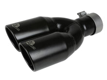 Load image into Gallery viewer, Advanced FLOW Engineering MACH Force-Xp 409 Stainless Steel Clamp-on Exhaust Tip Black 49T25374-B12