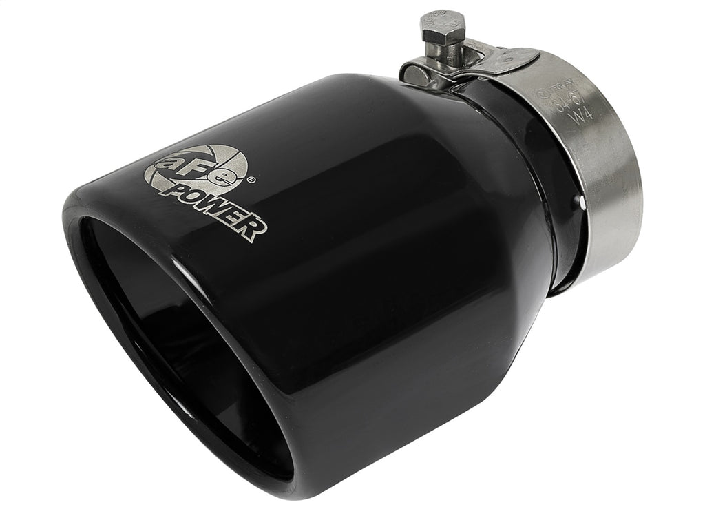 Advanced FLOW Engineering MACH Force-Xp 409 Stainless Steel Clamp-on Exhaust Tip Black 49T25404-B06