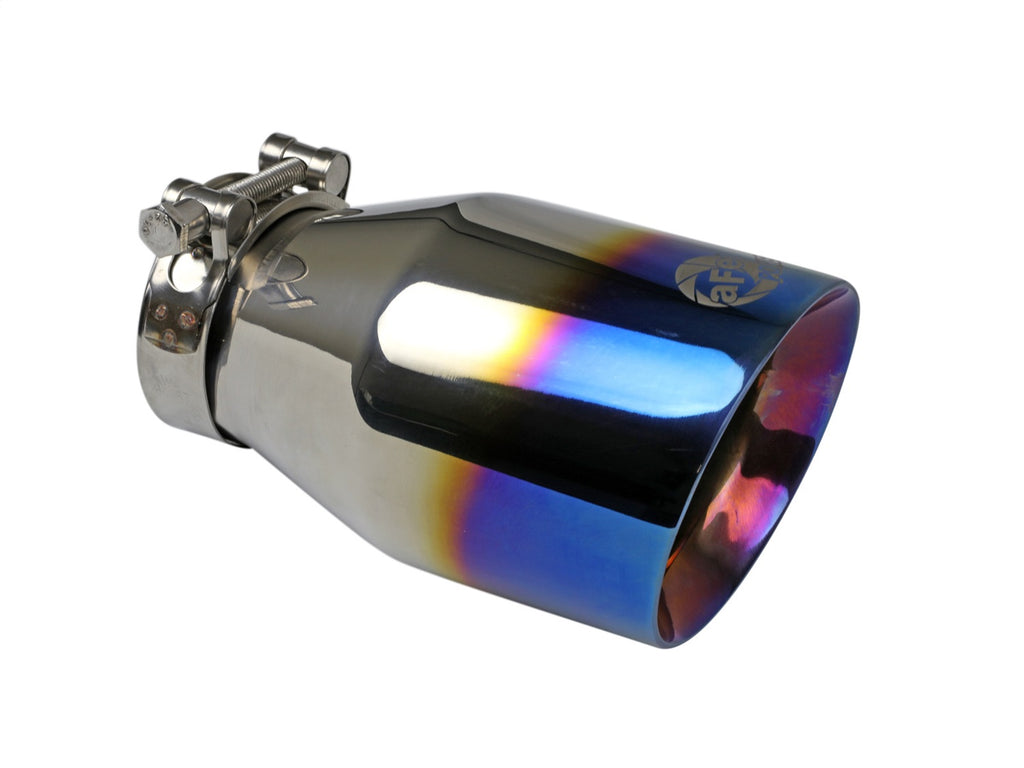 Advanced FLOW Engineering MACH Force-Xp 304 Stainless Steel Clamp-on Exhaust Tip Blue Flame 49T25404-L071