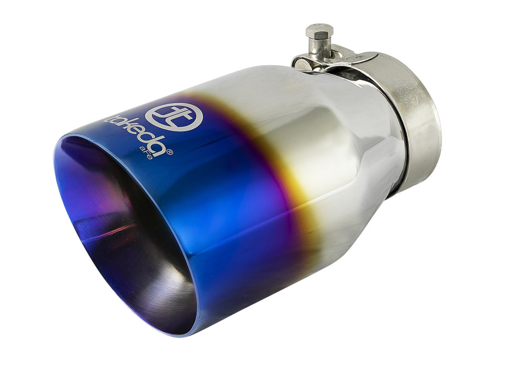 Advanced FLOW Engineering Takeda 304 Stainless Steel Clamp-on Exhaust Tip Blue Flame 49T25404-L07