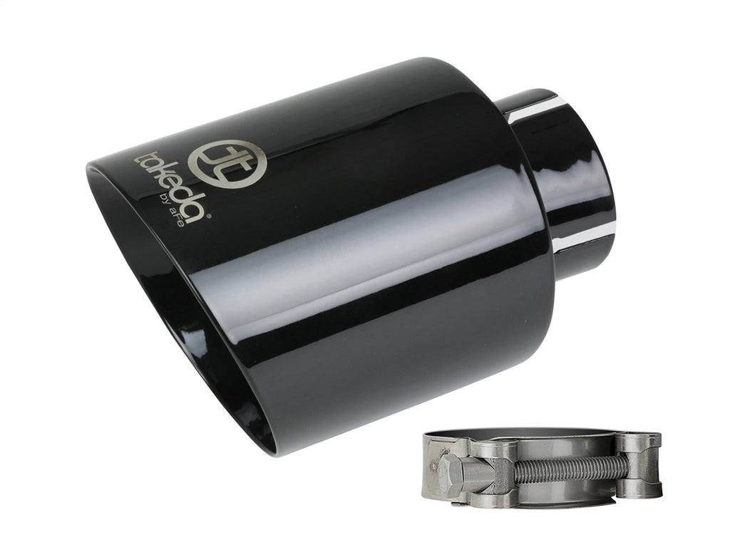 Advanced FLOW Engineering Takeda 409 Stainless Steel Clamp-on Exhaust Tip Black 49T25454-B07