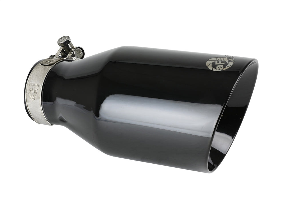 Advanced FLOW Engineering MACH Force-Xp 409 Stainless Steel Clamp-on Exhaust Tip Black 49T25454-B091