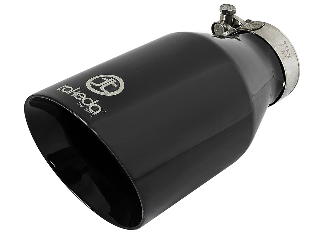 Advanced FLOW Engineering Takeda 409 Stainless Steel Clamp-on Exhaust Tip Black 49T25454-B09