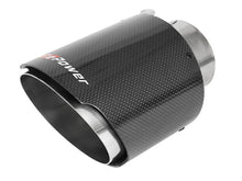 Load image into Gallery viewer, Advanced FLOW Engineering MACH Force-Xp 304 Stainless Steel Clamp-on Exhaust Tip Carbon Fiber 49T25454-C07