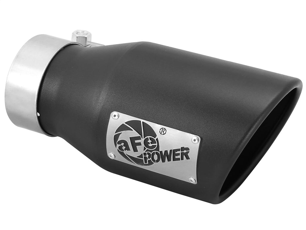 Advanced FLOW Engineering MACH Force-Xp 409 Stainless Steel Clamp-on Exhaust Tip Black 49T30451-B09