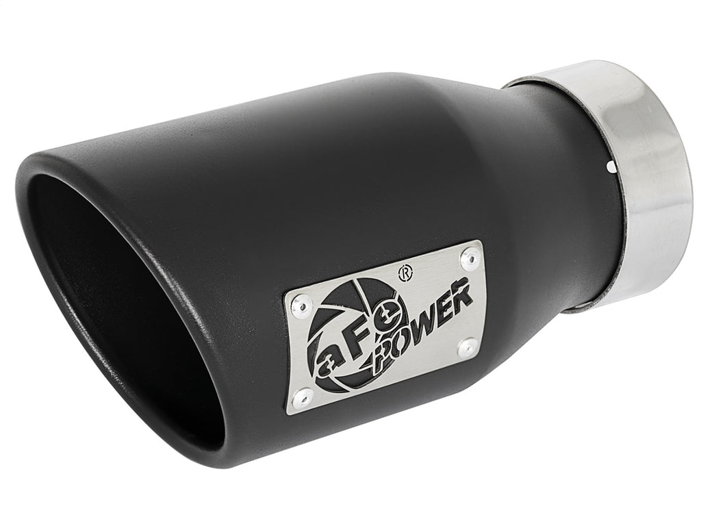 Advanced FLOW Engineering MACH Force-Xp 409 Stainless Steel Clamp-on Exhaust Tip Black 49T30452-B09