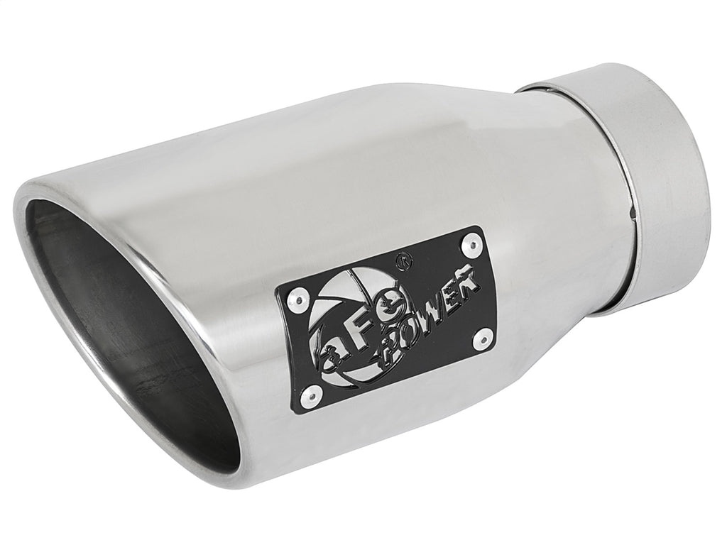 Advanced FLOW Engineering MACH Force-Xp 409 Stainless Steel Clamp-on Exhaust Tip Polished 49T30452-P09