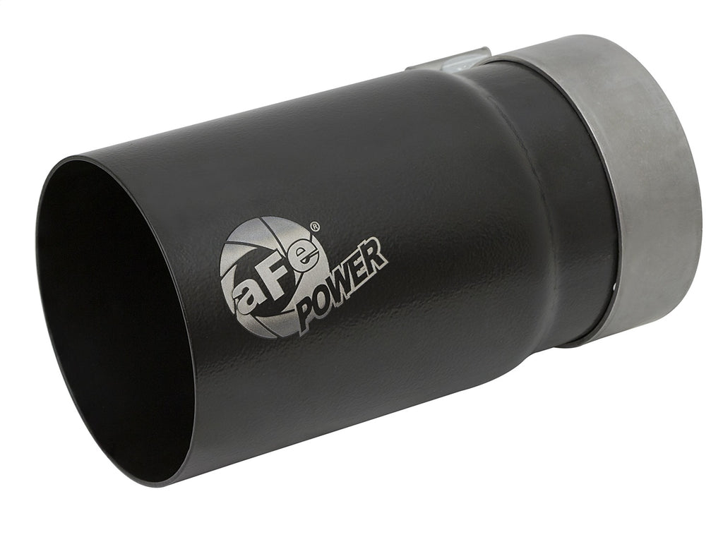 Advanced FLOW Engineering MACH Force-Xp Stainless Steel Clamp-on Exhaust Tip Black Right Side Exit 49T35404-B07