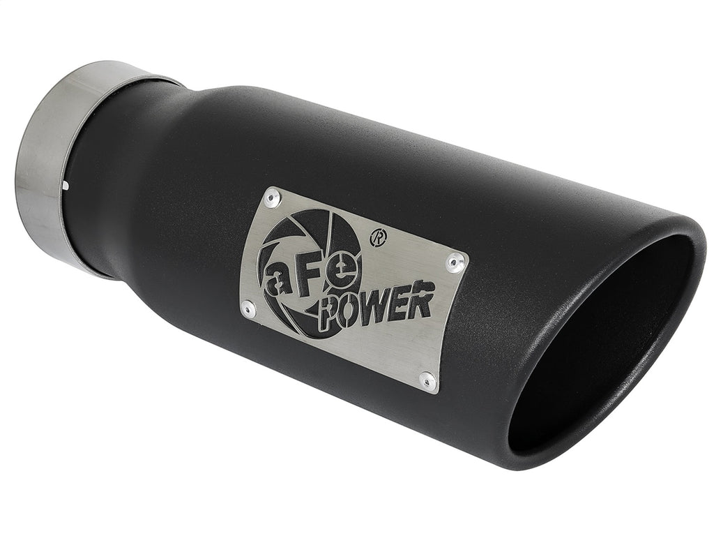 Advanced FLOW Engineering MACH Force-Xp 409 Stainless Steel Clamp-on Exhaust Tip Black 49T35451-B12