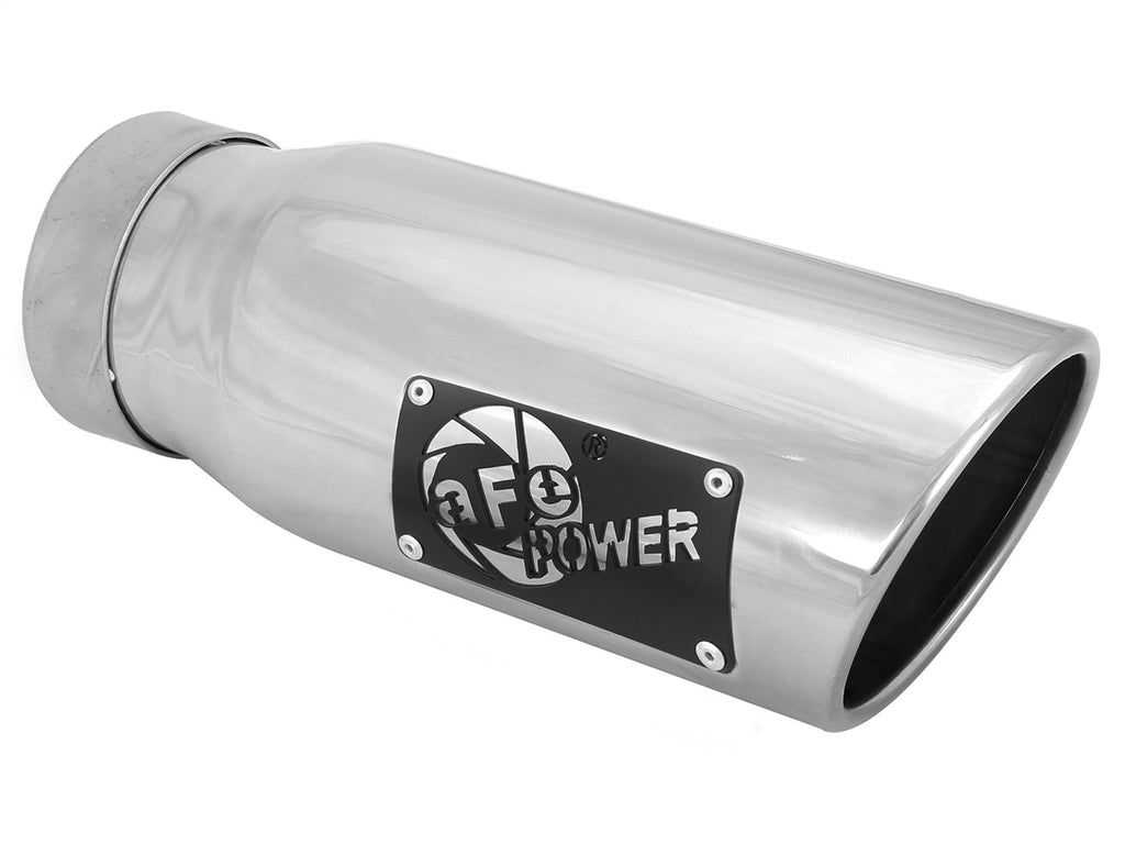 Advanced FLOW Engineering MACH Force-Xp 304 Stainless Steel Clamp-on Exhaust Tip Polished 49T35451-P12