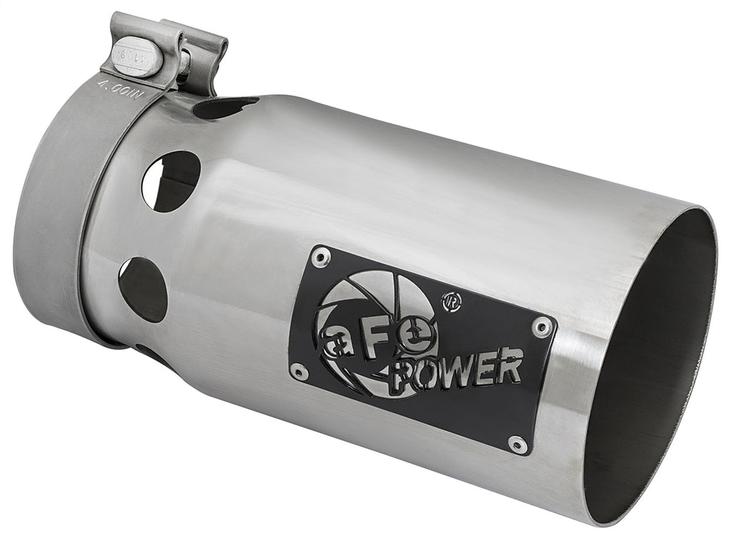 Advanced FLOW Engineering Rebel XD Series 409 Stainless Steel Clamp-on Exhaust Tip Polished 49T40501-P10