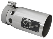 Load image into Gallery viewer, Advanced FLOW Engineering Rebel XD Series 409 Stainless Steel Clamp-on Exhaust Tip Polished 49T40501-P10